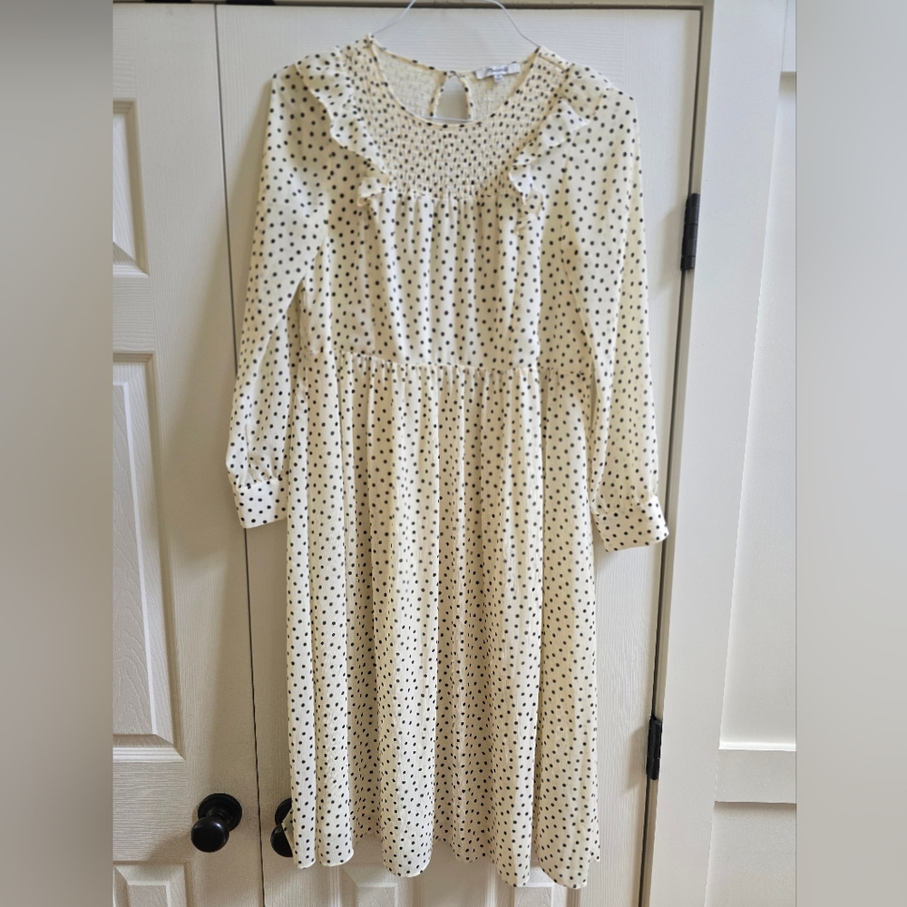 Madewell XS Smocked Detail Top